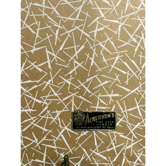 Vtg Currier & Ives Lithograph Print "The Old Ford Bridge" Professionally Framed - Picture 10 of 10